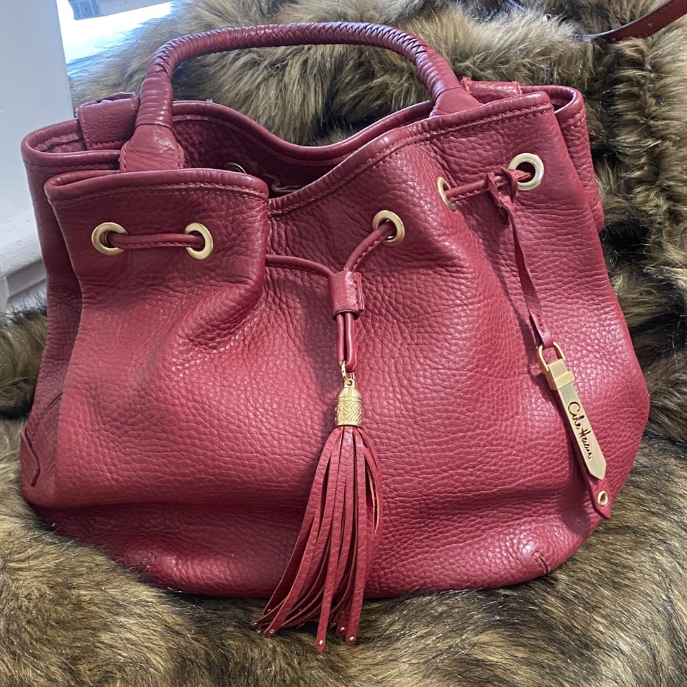 Red Leather Women's Bag